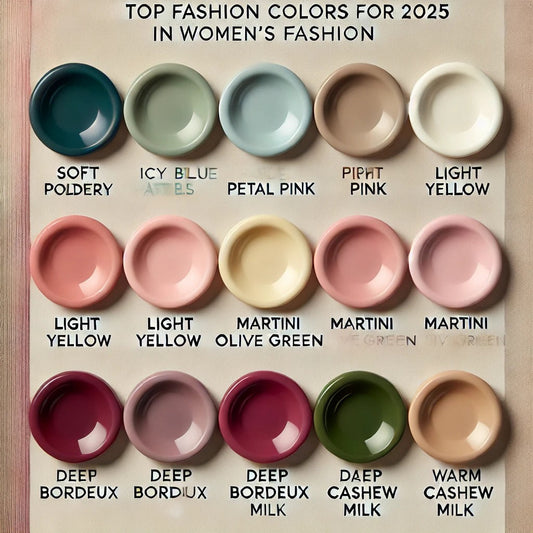 Top Fashion Colour for 2025 in Woman's Fashion Clothing