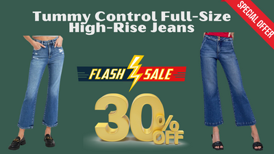 RISEN Full Size Tummy Control High Rise Crop Bootcut Jeans For 2025