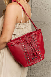 Nicole Lee USA Amy Studded Bucket Bag - Fashionmj