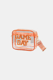 Zenana GAME DAY Stadium Approved Transparent Crossbody Bag Trendsi