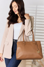 David Jones Structured Leather Handbag - Fashionmj