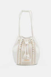 Nicole Lee USA Amy Studded Bucket Bag - Fashionmj