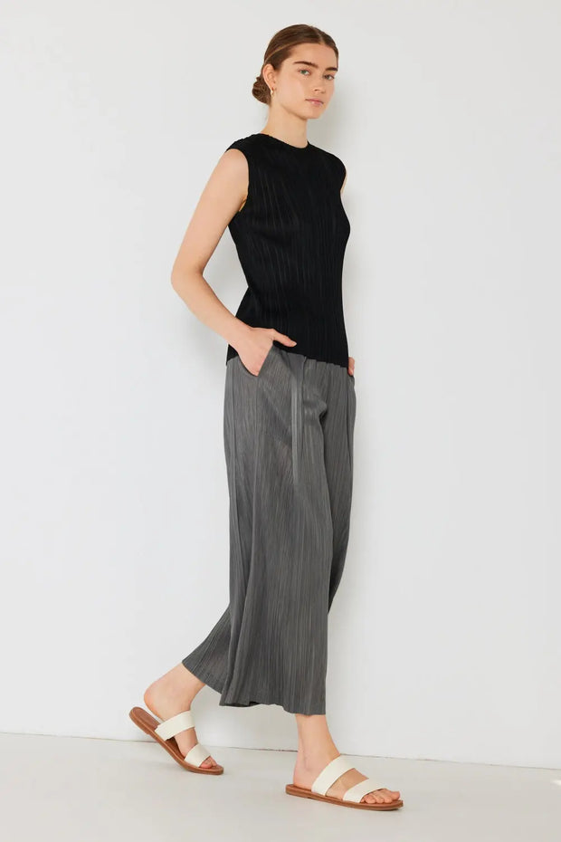 Marina West Swim Pleated Wide-Leg Pants with Side Pleat Detail Trendsi