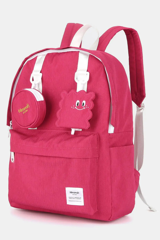 Himawari Waterproof Canvas Backpack Bag with Removable Coin Purse Trendsi