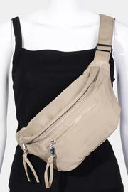 Fame Multi Pocket Nylon Crossbody Bag Trendsi