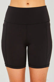 Love Tree High Waist Seam Detail Active Shorts - Fashionmj