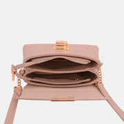 David Jones PU Leather Crossbody Bag - Fashionmj