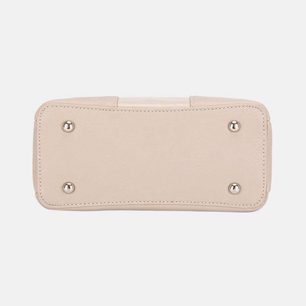 David Jones PU Leather Crossbody Bag - Fashionmj