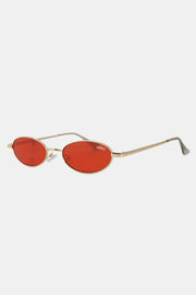 Nicole Lee USA Metal Frame Finley Oval Sunglasses - Fashionmj