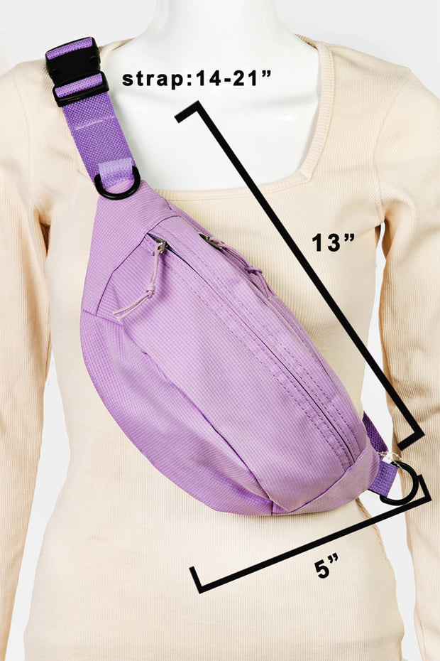 Fame Adjustable Strap Sling Bag - Fashionmj