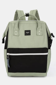 Himawari Water Resistant Canvas Backpack Bag with Side Pockets Trendsi