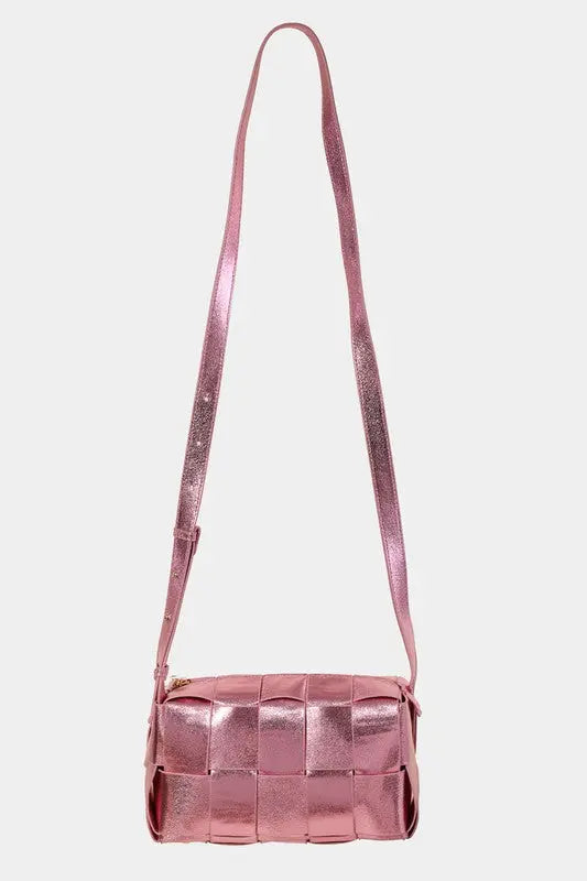 Fame Woven Crossbody Bag with Adjustable Strap Trendsi