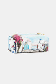 Nicole Lee USA Printed Handbag with Three Pouches - Fashionmj