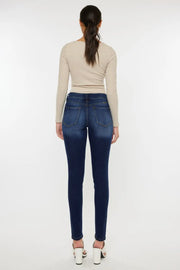 Kancan Mid Rise Gradient Skinny Jeans Trendsi