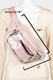 Fame Adjustable Strap Sling Bag - Fashionmj