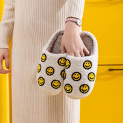 Melody Smiley Face Slippers - Fashionmj