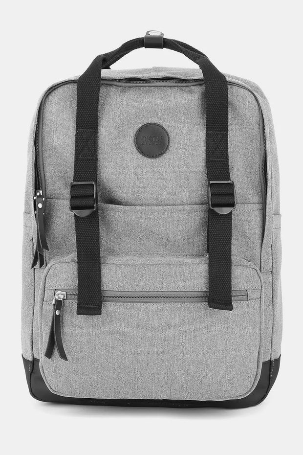 Himawari Waterproof Canvas Backpack Bag with Side Pockets Trendsi