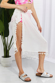 Marina West Swim Relax and Refresh Tassel Wrap Cover-Up - Fashionmj