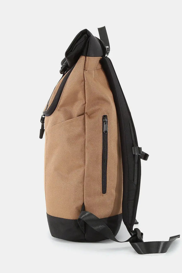 Himawari Contrast Waterproof Canvas Backpack Bag Trendsi