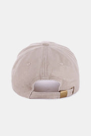 Zenana Washed DALLAS Embroidered Baseball Cap - Fashionmj