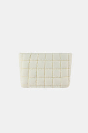 Zenana Quilted Puffy Pouch Clutch Bag - Fashionmj