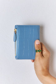 David Jones Texture PU Leather Mini Wallet - Fashionmj