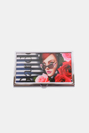 Nicole Lee USA Printed Business Card Case - Fashionmj