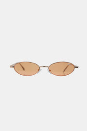 Nicole Lee USA Metal Frame Finley Oval Sunglasses - Fashionmj