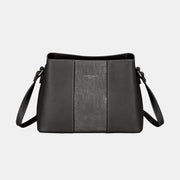 David Jones PU Leather Crossbody Bag - Fashionmj