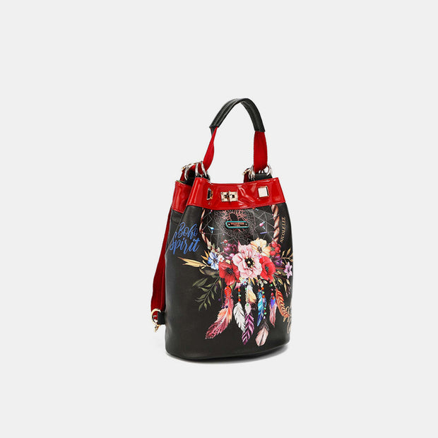 Nicole Lee USA Multifunctional Bucket Bag Backpack - Fashionmj