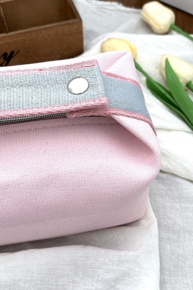 Zenana Waterproof Canvas Travel Cosmetic Bag - Fashionmj