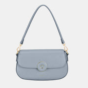 David Jones PU Leather Shoulder Bag - Fashionmj