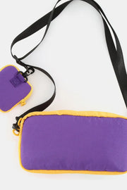 Himawari Removable Strap Nylon Crossbody Bag with EarPods Bag Trendsi