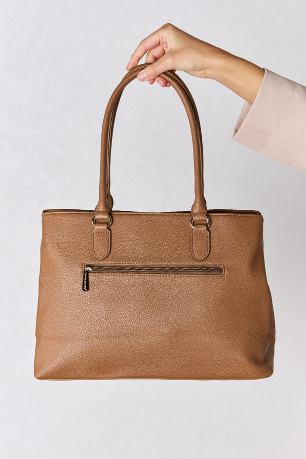 David Jones Structured Leather Handbag - Fashionmj