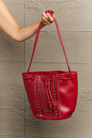 Nicole Lee USA Amy Studded Bucket Bag - Fashionmj