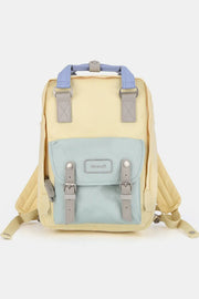 Himawari Contrast Water and Scratch-Resistant Nylon Backpack Bag Trendsi