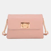 David Jones PU Leather Crossbody Bag - Fashionmj