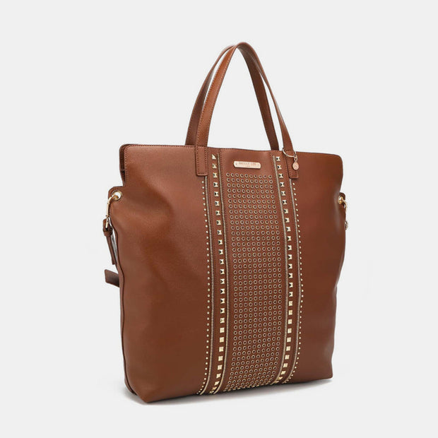 Nicole Lee USA Studded Large Tote Bag - Fashionmj