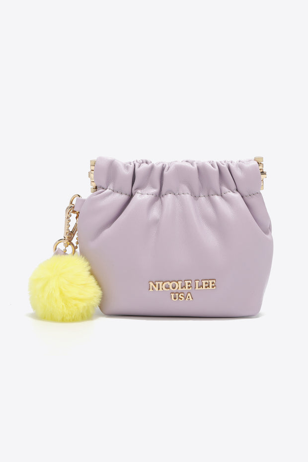 Nicole Lee USA Faux Leather Pouch - Fashionmj