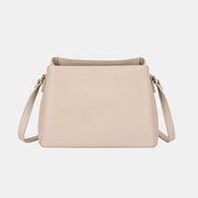 David Jones PU Leather Crossbody Bag - Fashionmj