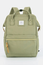 Himawari Waterproof Canvas Backpack Bag with Side Pockets Trendsi