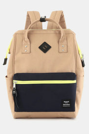 Himawari Contrast Waterproof Backpack Bag with Reinforced Edges Trendsi