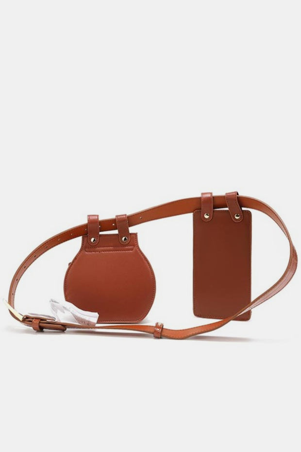 Nicole Lee USA 2 Piece Texture Belt Bag - Fashionmj