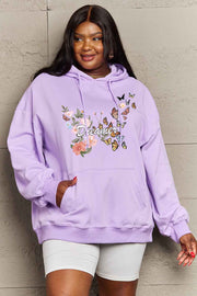 Simply Love Simply Love Full Size Dropped Shoulder DREAMER Graphic Hoodie