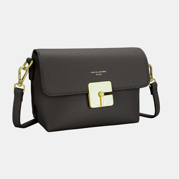 David Jones PU Leather Crossbody Bag - Fashionmj