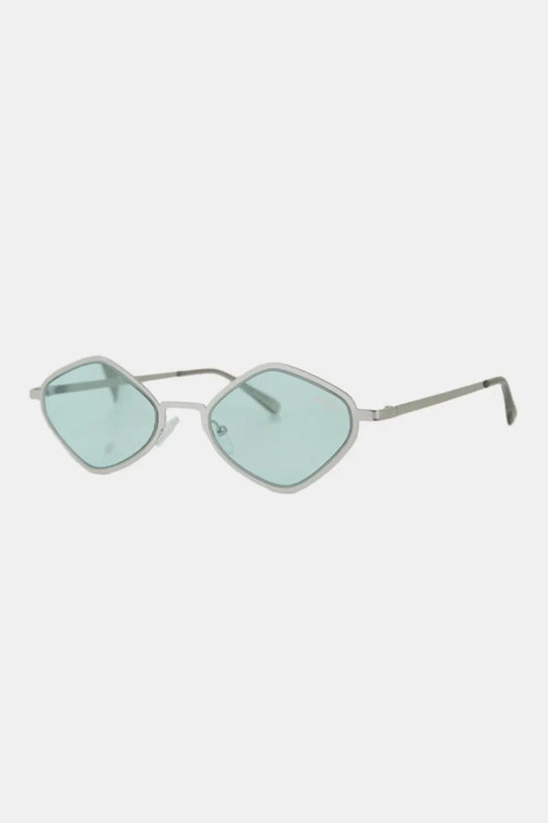 Nicole Lee USA Metal Frame Geometric Sunglasses - Fashionmj