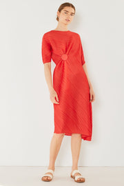 Marina West Swim Pleated Dolman Sleeve Dress - Fashionmj