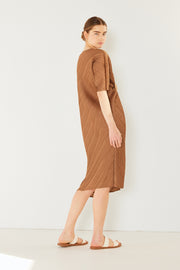 Marina West Swim Pleated Dolman Sleeve Dress - Fashionmj