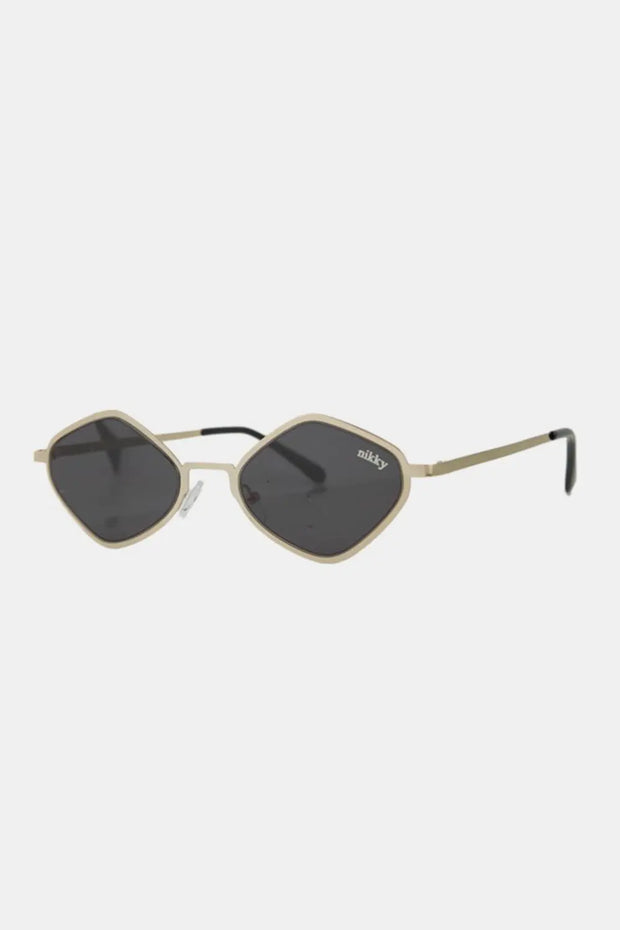 Nicole Lee USA Metal Frame Geometric Sunglasses - Fashionmj