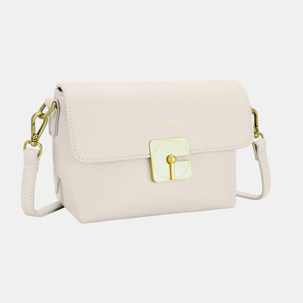 David Jones PU Leather Crossbody Bag - Fashionmj